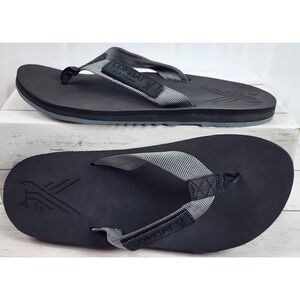 Combat, Slip On Nylon Thong in Black/Gray, Coyote Floperator, Men's Size 11